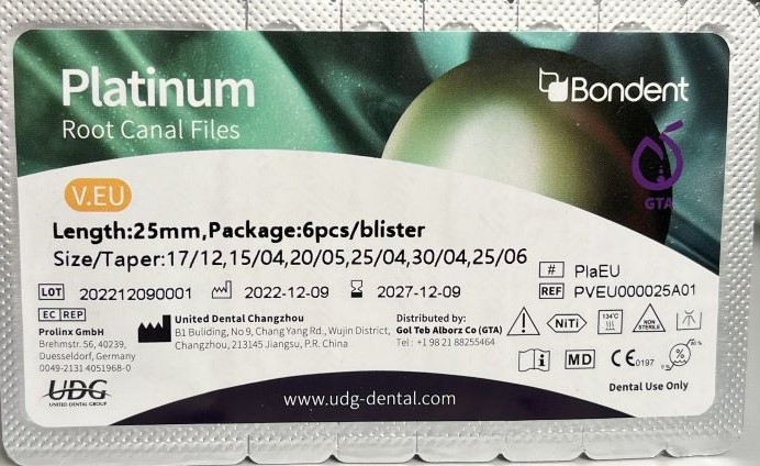 Rotary File Platinum VEU Assorted (25mm)